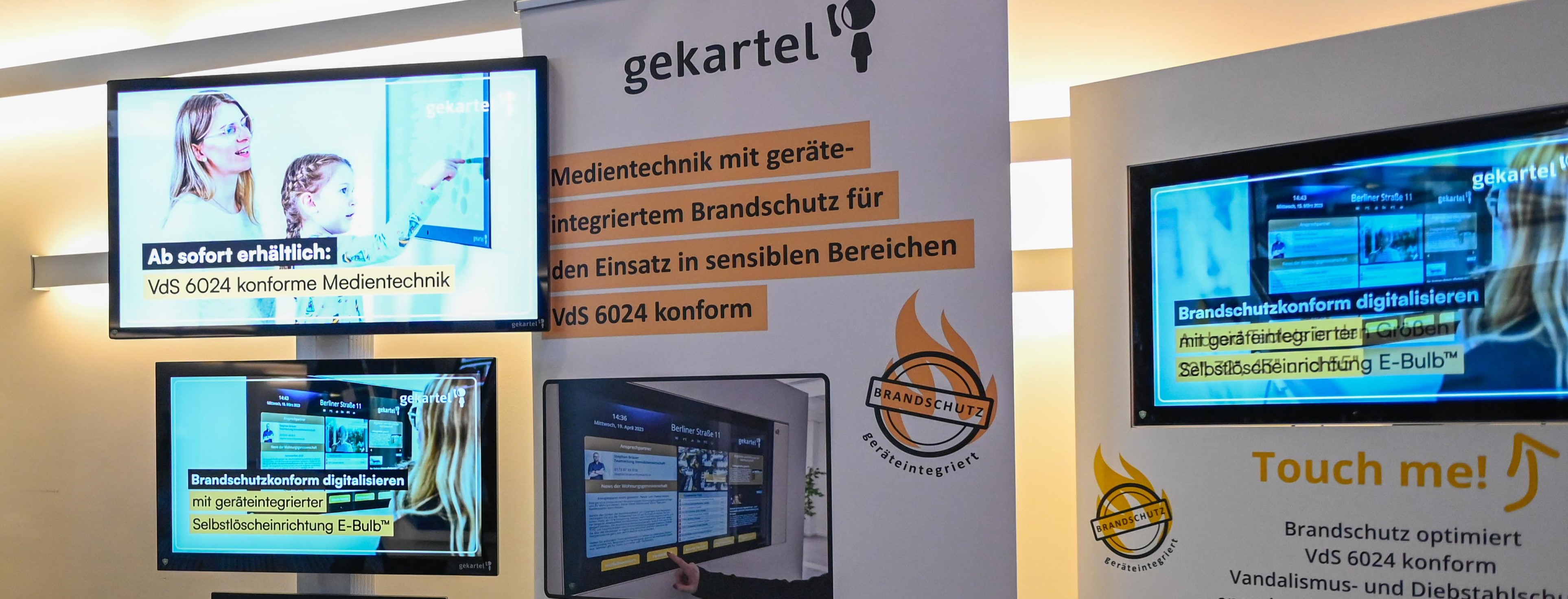 Softwaresicherheit digitaler Anzeigetafeln wird durch Brandschutz-Displays ergänzt